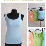 Włoski Top Basic – Szerokie Ramiączka