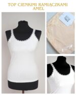 Klasyczny Top na Cienkich Ramiączkach Sheep Fashion