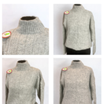 Sweter z półgolfem – Szary