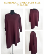 Stylowa Sukienka/Tunika Plus Size – Rozmiar Uniwersalny